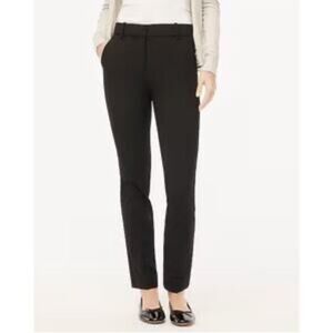 J Crew Pants 6 Tall Trouser Black